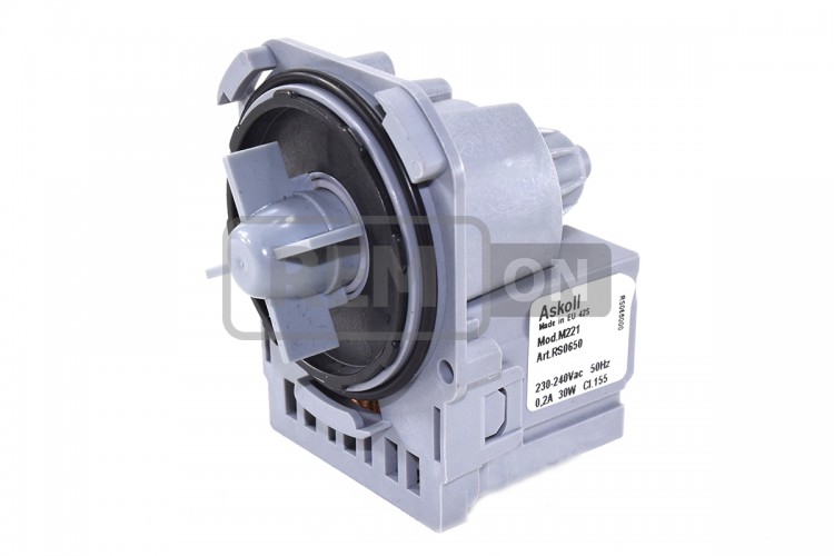 Насос пральної машини зливний Askoll M221 RS0650, M220 RS0657, Indesit C00285437 (3 защіпки)